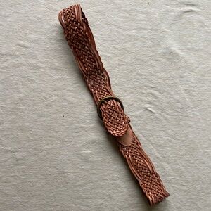 Linea Pelle Braided Leather Belt